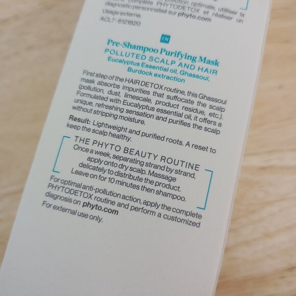 Phyto Detox Pre-Shampoo Purifying Mask 125ml - Picture 2 of 5
